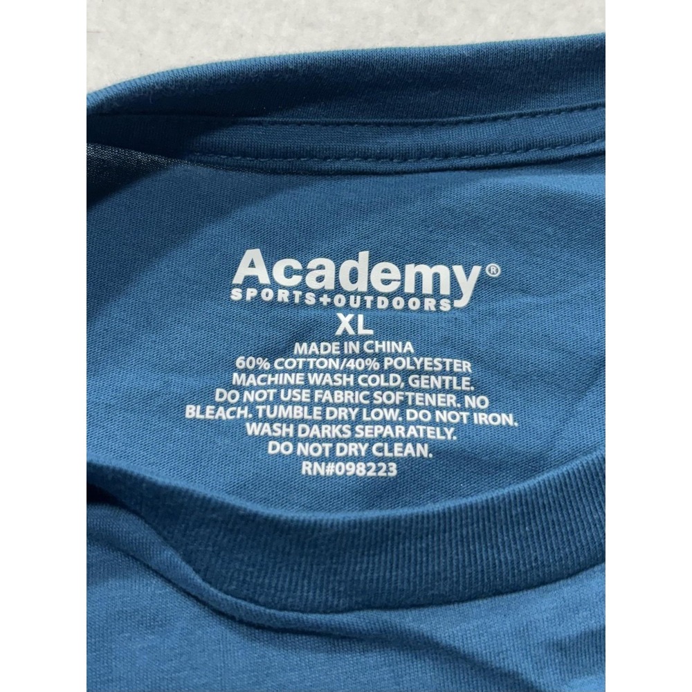 Academy Sports + Outdoors Shirt Womens XL Blue World's Most Okayest Mom Tee - Picture 3 of 11